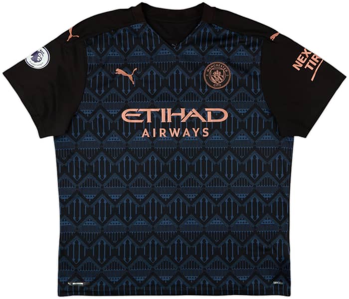 2020-21 Manchester City Away Shirt Kun Aguero #10 - 8/10 - (XXL)