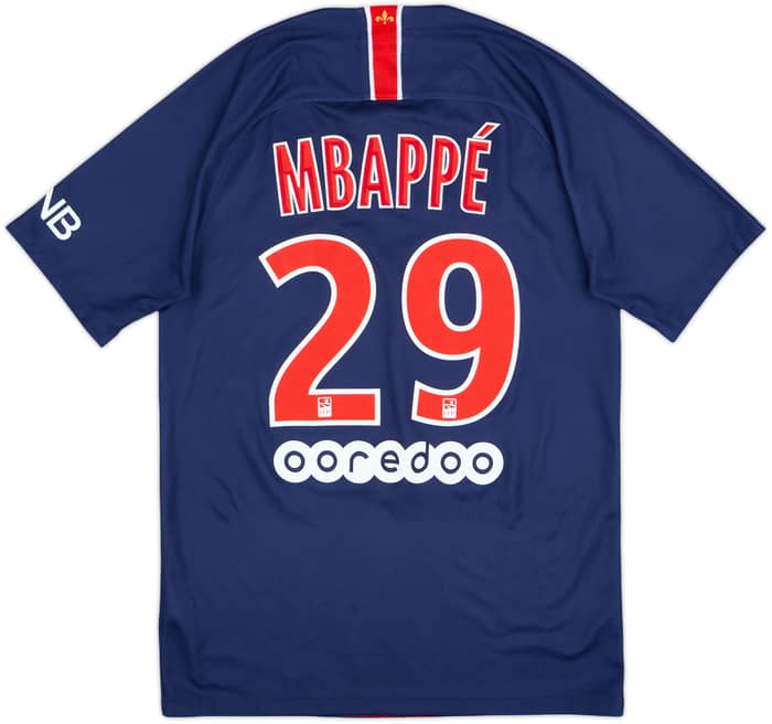 2018-19 Paris Saint-Germain Home Shirt Mbappe #29 - 8/10 - (S)