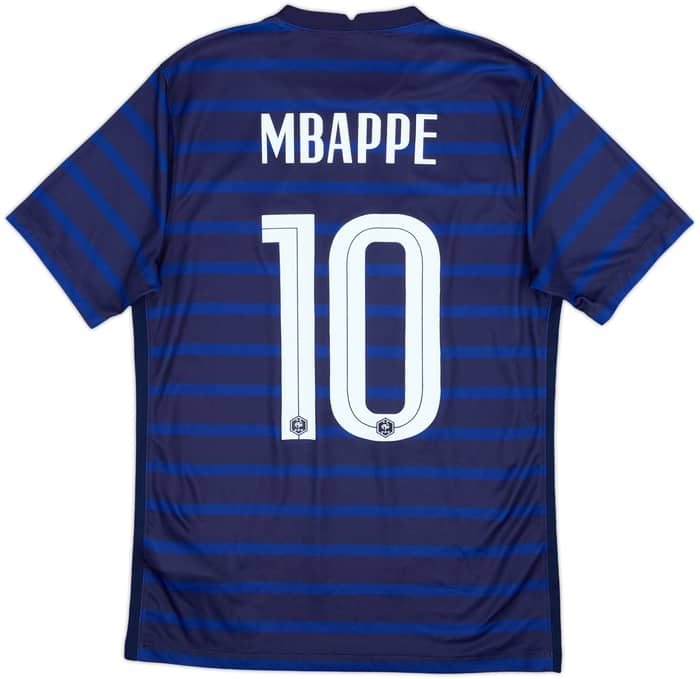 2020-21 France Home Shirt Mbappe #10 - 9/10 - (M)