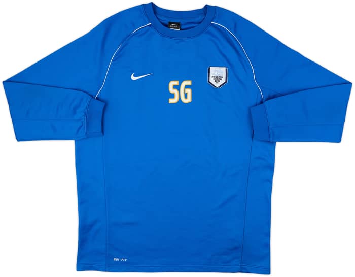 2013-14 Preston North End Staff Issue Nike Sweat Top 'SG' (S.Grayson) - 9/10 - (XL)