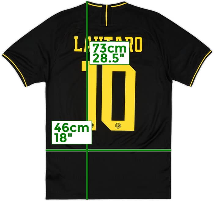 2019-20 Inter Milan Third Shirt Lautaro #10 - 10/10 - (S)