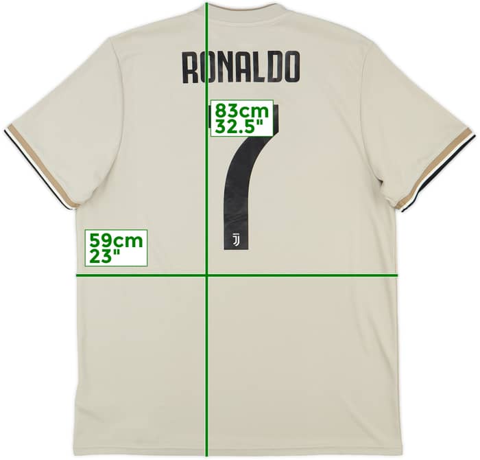 2018-19 Juventus Away Shirt Ronaldo #7 - 8/10 - (XL)