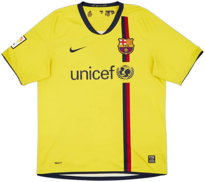2008-10 Barcelona Away Shirt Ibrahimovic #9 - 7/10 - (M)