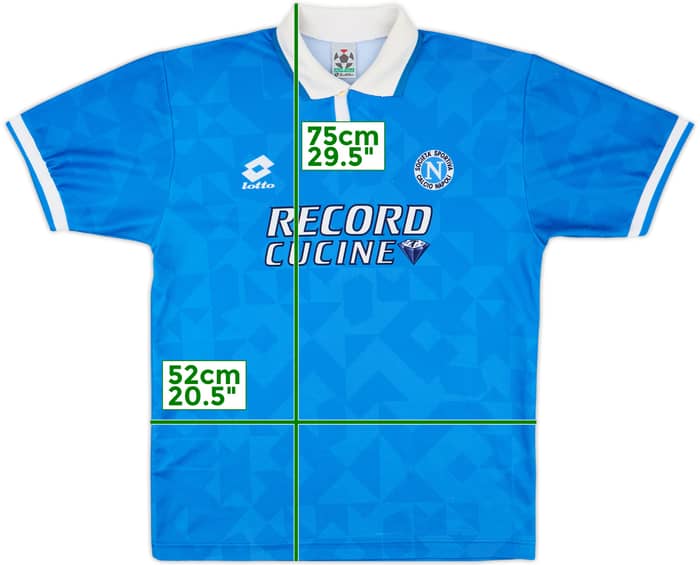 1994-96 Napoli Home Shirt - 8/10 - (L)