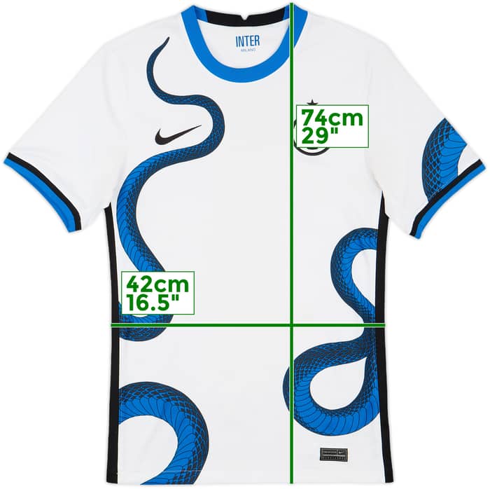 2021-22 Inter Milan Away Shirt - 7/10 - (XS)