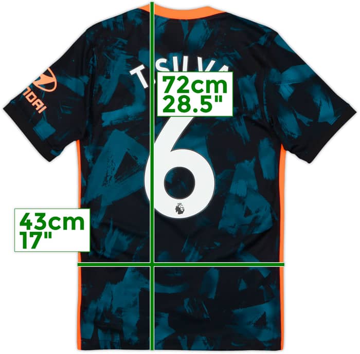 2021-22 Chelsea Third Shirt T.Silva #6 - 10/10 - (XS)