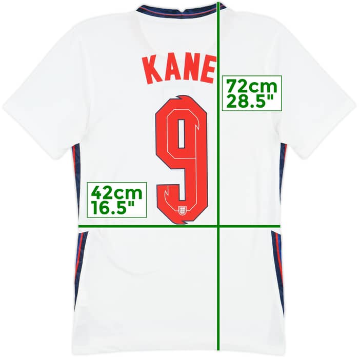 2020-22 England Home Shirt Kane #9 - 8/10 - (XS)