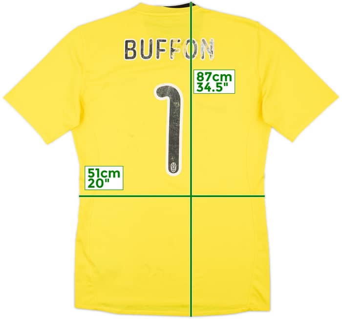 2008-09 Juventus GK Shirt Buffon #1 - 5/10 - (XL)