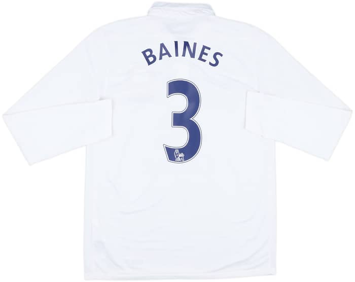 2012-13 Everton Third L/S Shirt Baines #3 - 6/10 - (M)