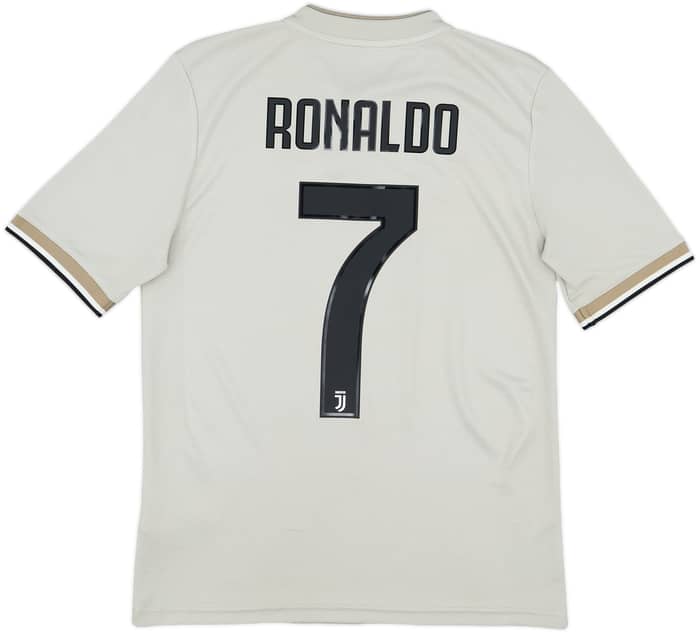 2018-19 Juventus Away Shirt Ronaldo #7 - 8/10 - (XL.Boys)