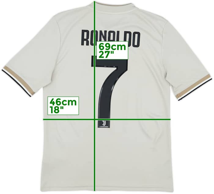 2018-19 Juventus Away Shirt Ronaldo #7 - 8/10 - (XL.Boys)