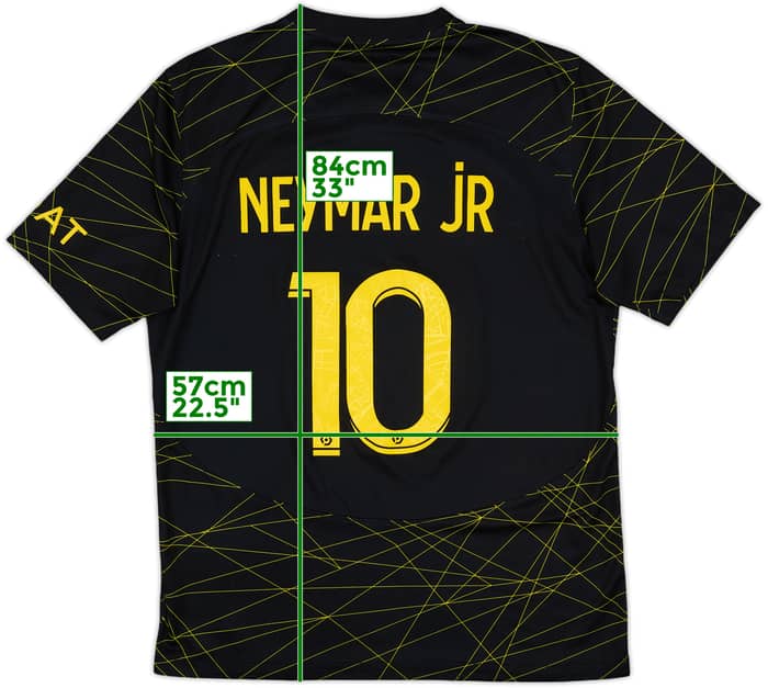 2022-23 Paris Saint-Germain Fourth Shirt Neymar Jr #10 - 8/10 - (M)