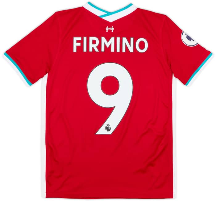 2020-21 Liverpool Home Shirt Firmino #9 - 8/10 - (L.Boys)