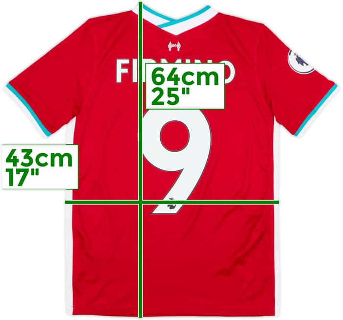2020-21 Liverpool Home Shirt Firmino #9 - 8/10 - (L.Boys)