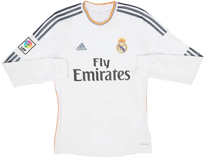 2013-14 Real Madrid Home L/S Shirt Bale #11 - 5/10 - (S)