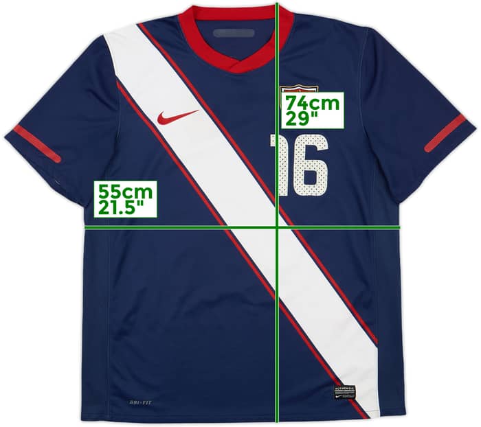 2010-11 USA Away Shirt #16 - 4/10 - (L)