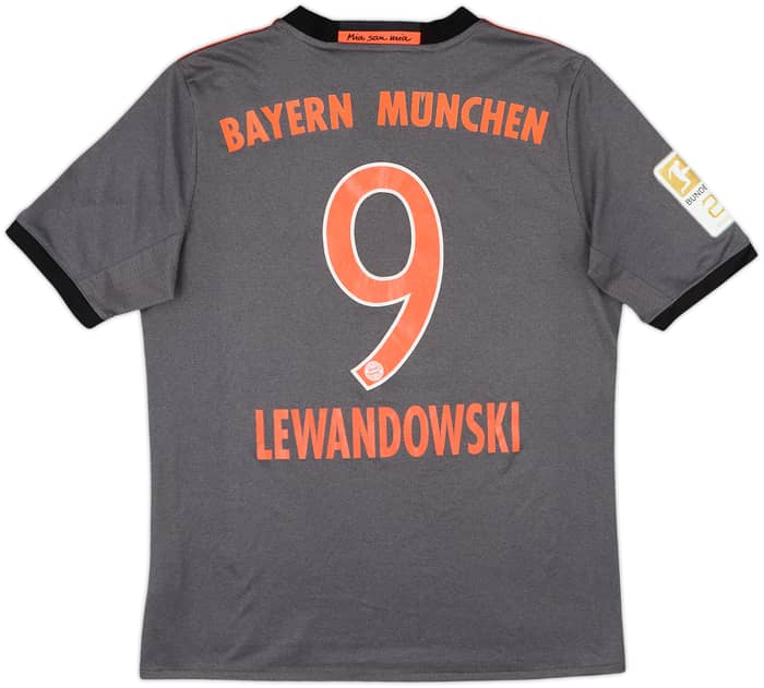 2016-17 Bayern Munich Away Shirt Lewandowski #9 - 5/10 - (XL.Boys)