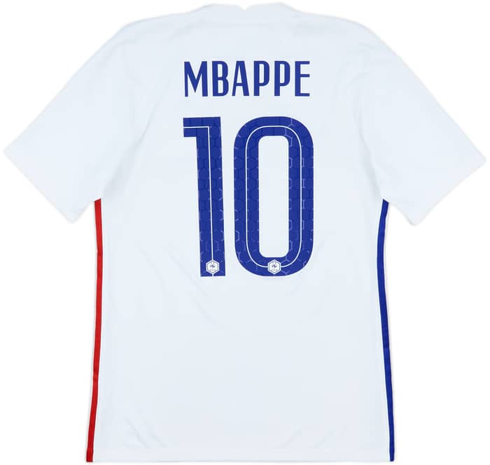 2020-21 France Away Shirt Mbappe #10 - 7/10 - (S)
