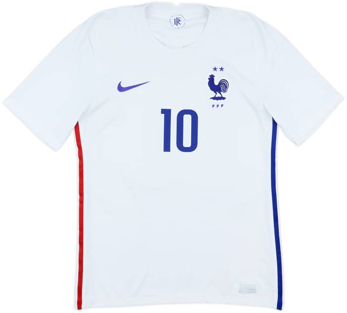 2020-21 France Away Shirt Mbappe #10 - 7/10 - (S)