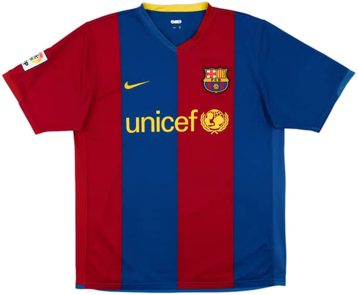 2006-07 Barcelona Home Shirt Ronaldinho #10 - 8/10 - (L)