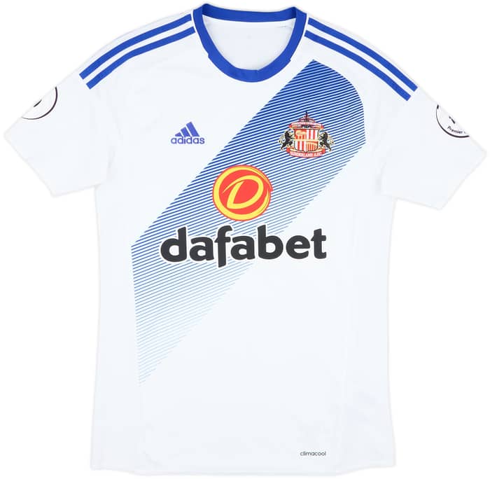2016-17 Sunderland Match Issue Away Shirt Love #22