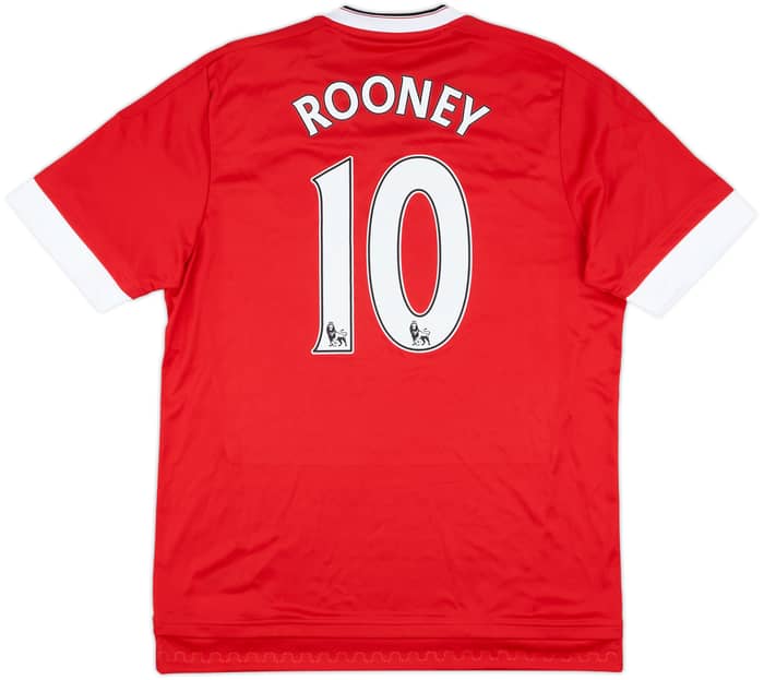 2015-16 Manchester United Home Shirt Rooney #10 (L)