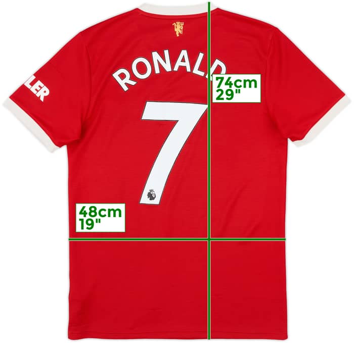 2021-22 Manchester United Home Shirt Ronaldo #7 - 5/10 - (S)