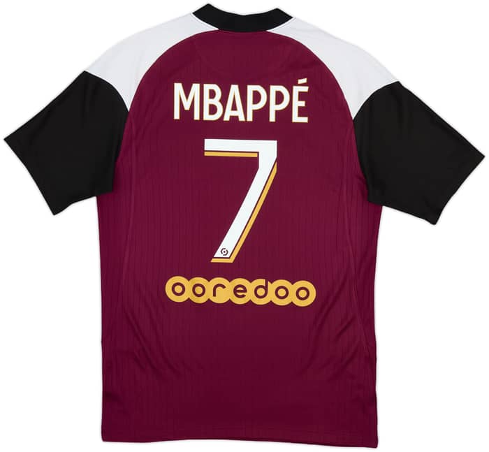 2020-21 Paris Saint-Germain Third Shirt Mbappe #7 - 6/10 - (S)