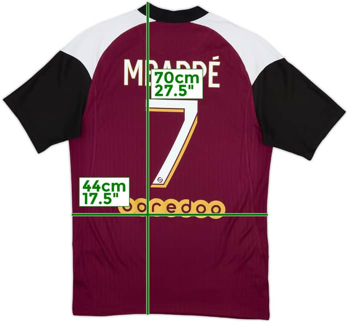 2020-21 Paris Saint-Germain Third Shirt Mbappe #7 - 6/10 - (S)