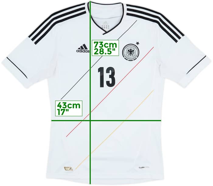 Camiseta de local de Alemania 2012-13 #13 - 4/10 - (S)