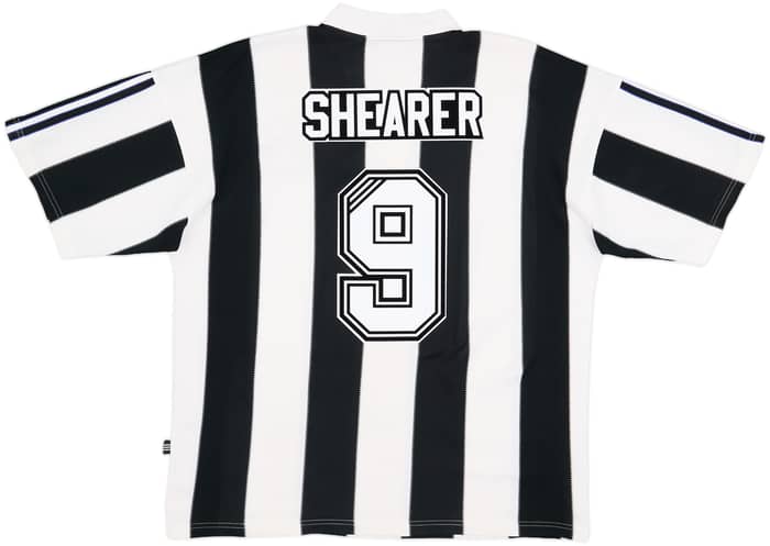 1995-97 Newcastle Home Shirt Shearer #9 - 6/10 - (L)