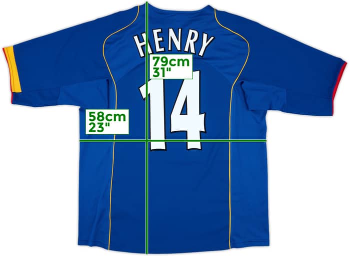2004-06 Arsenal Away Shirt Henry #14 - 10/10 - (XL)
