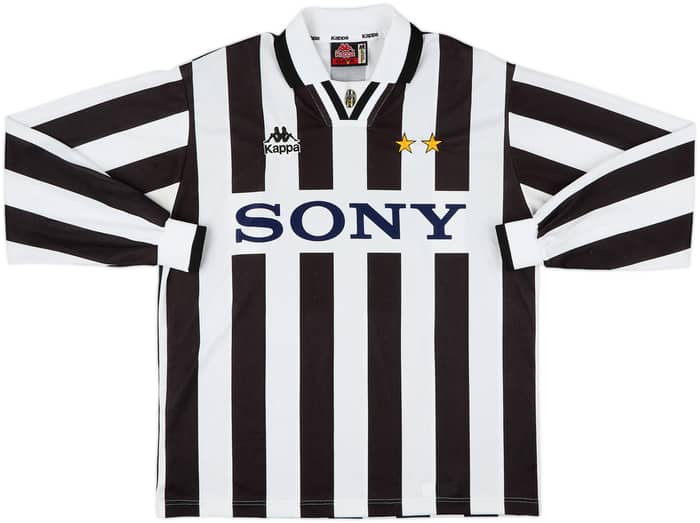 1995-97 Juventus Home L/S Shirt - 9/10 - (M)