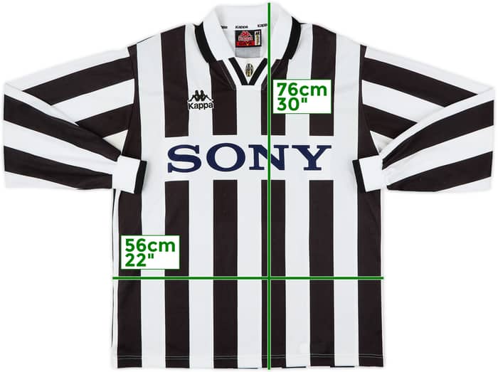 1995-97 Juventus Home L/S Shirt - 9/10 - (M)