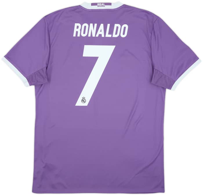 2016-17 Real Madrid Away Shirt Ronaldo #7 - 8/10 - (L)