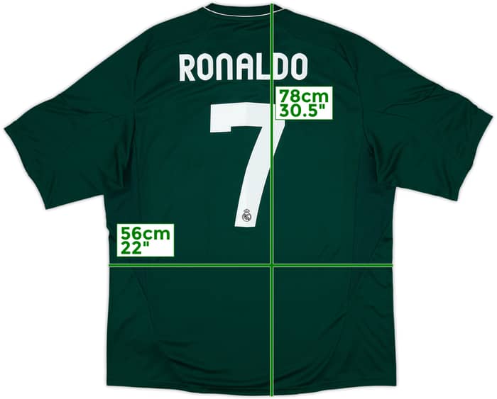 2012-13 Real Madrid CL Third Shirt Ronaldo #7 - 8/10 - (XL)