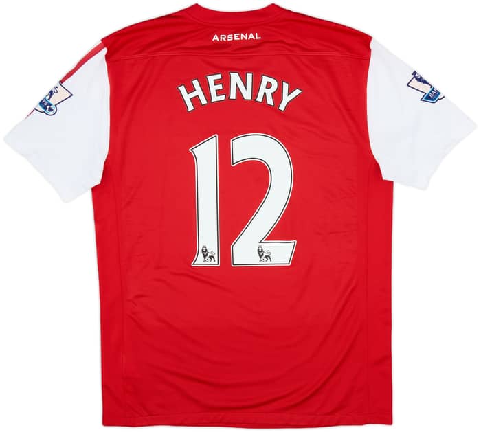 2011-12 Arsenal Home Shirt Henry #12 - 8/10 - (M)
