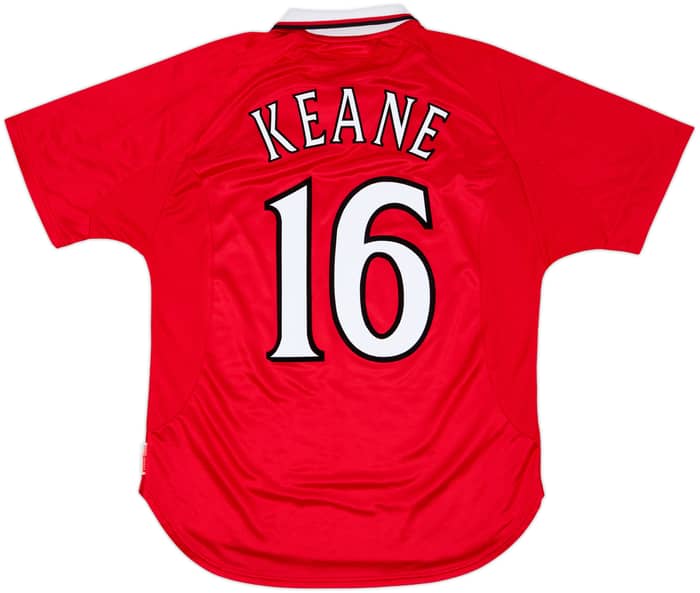 1999-00 Manchester United 'CL Winners' Shirt Keane #16 - 8/10 - (L)