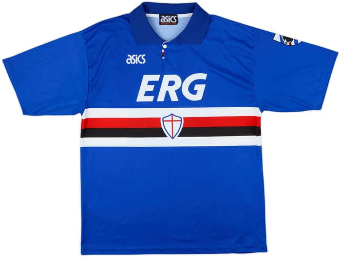 1992-94 Sampdoria Home Shirt - 8/10 - (L)