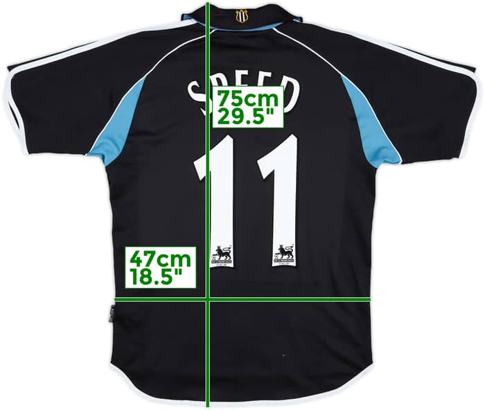2000-01 Newcastle Away Shirt Speed #11 - 7/10 - (S)
