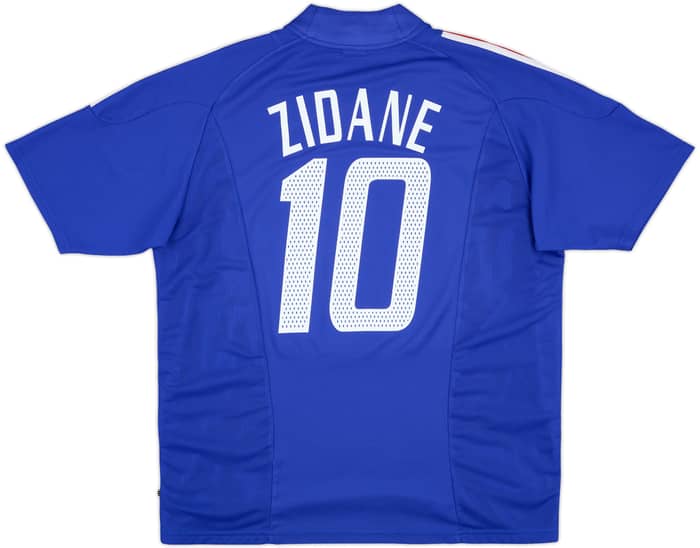 2002-04 France Home Shirt Zidane #10 - 6/10 - (XL)