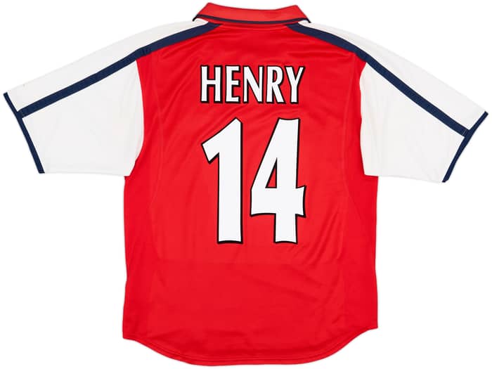 2000-02 Arsenal Home Shirt Henry #14 - 7/10 - (S)