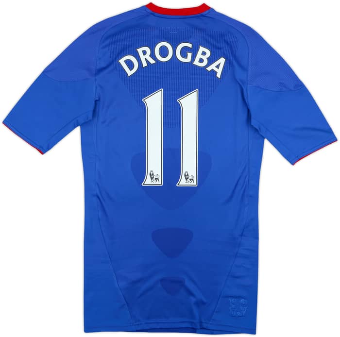 2010-11 Chelsea Player Issue TechFit Home Shirt Drogba #11 - 9/10 - (M)