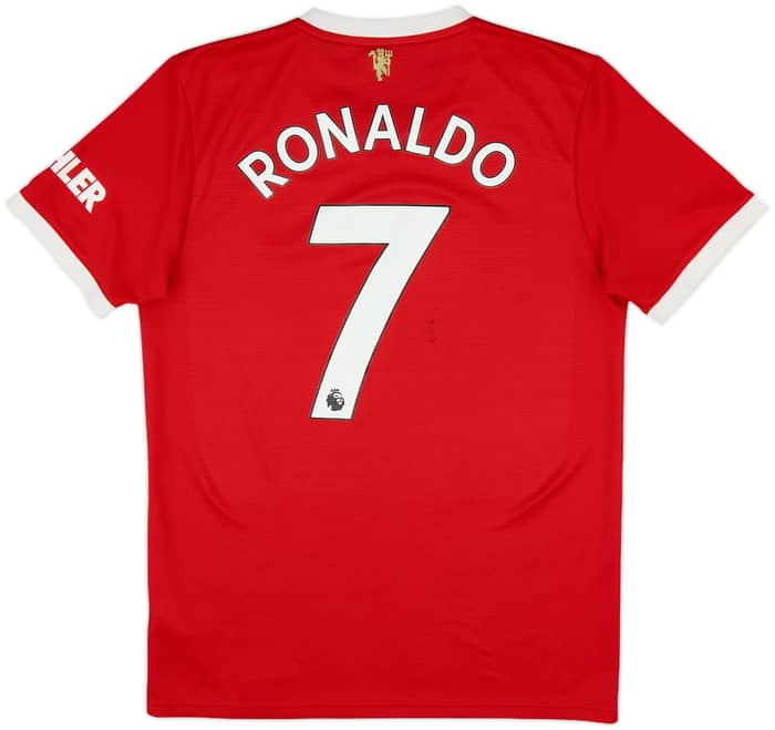 2021-22 Manchester United Home Shirt Ronaldo #7 - 6/10 - (M)