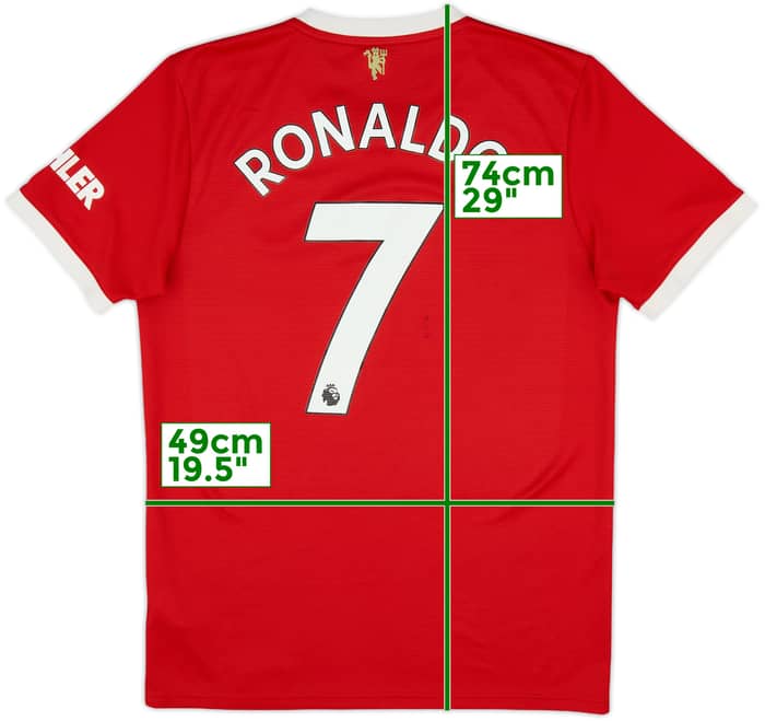 2021-22 Manchester United Home Shirt Ronaldo #7 - 6/10 - (M)