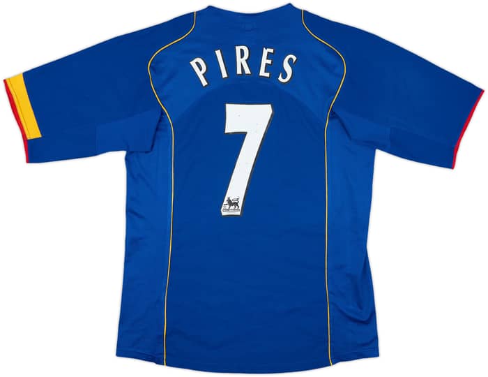 2004-06 Arsenal Away Shirt Pires #7 - 6/10 - (M)