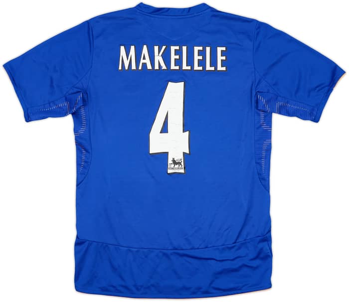 2005-06 Chelsea Centenary Home Shirt Makalele #4 - 6/10 - (S)