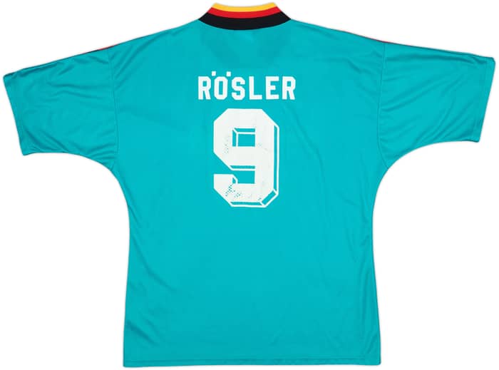 1994-96 Germany Away Shirt Rosler #9 - 7/10 - (L)