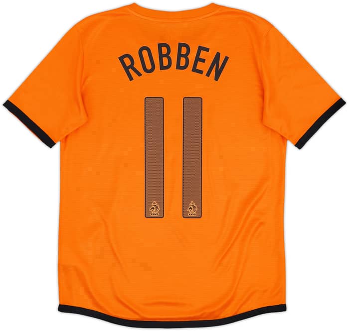 2012-13 Netherlands Home Shirt Robben #11 - 7/10 - (XL.Boys)