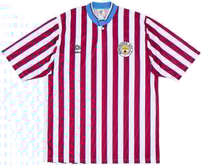 1988-90 Manchester City Away Shirt - 10/10 - (M)